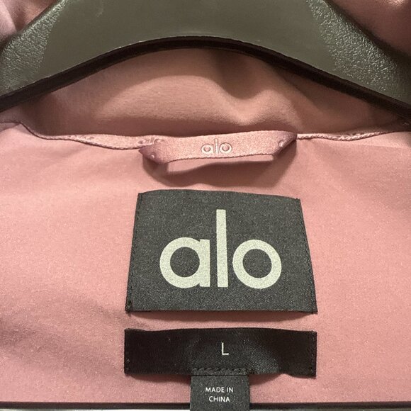 ALO Men’s Stretch Woven Street Puffer - Woodrose - Picture 4 of 4